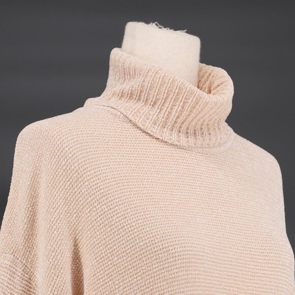 LAFAYETTE 148 Chunky Roll Neck Textured Knit Oversized Sweater Size S - Picture 3 of 6